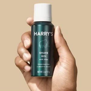 Harry's Shave Gel With Aloe, Travel Size 2 PACK Each 2 Oz